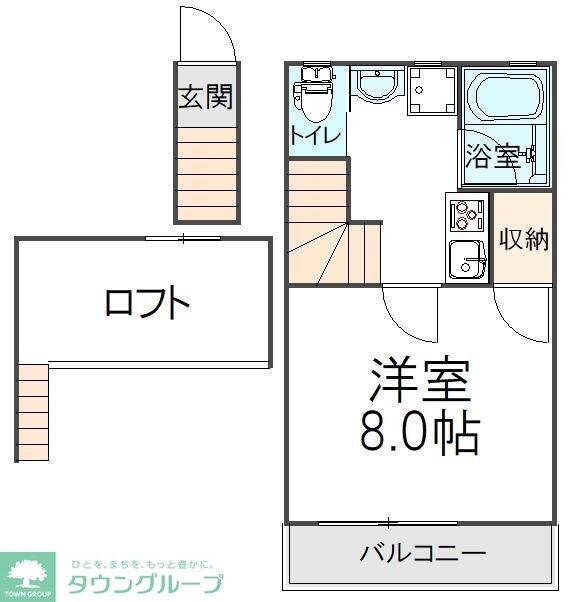 フラット12の物件間取画像