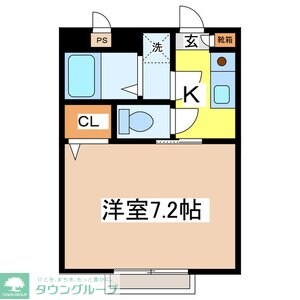 モリハイツの物件間取画像