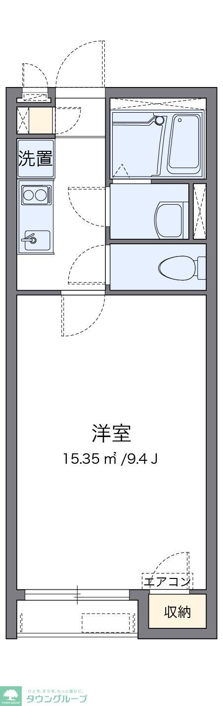 クレイノワンの物件間取画像