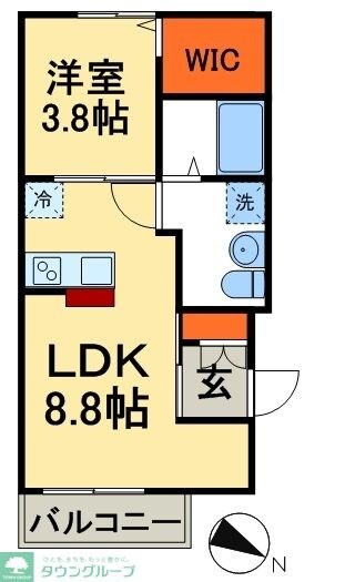 AJ船橋の物件間取画像