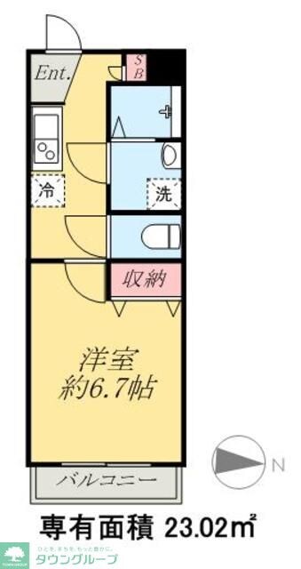 フォセット高砂の物件間取画像