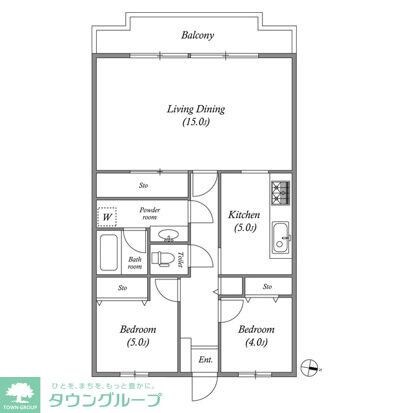 市川東レジデンスの物件間取画像