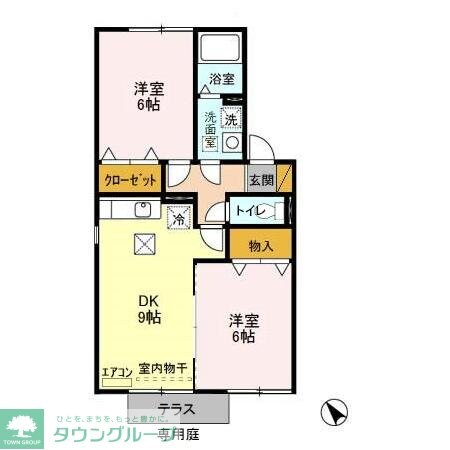 ピア A・C棟の物件間取画像