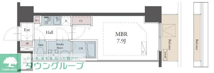 ラグゼナ松戸の物件間取画像