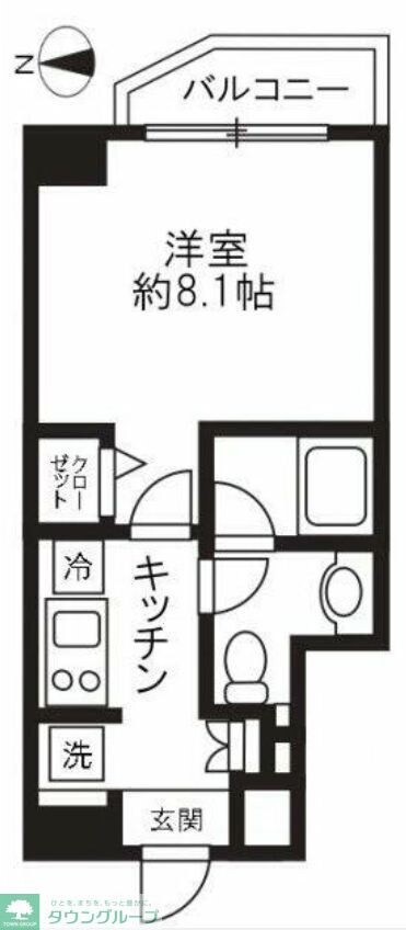 リュクス東金町の物件間取画像