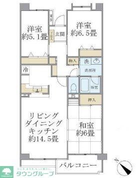 ISM南柏の物件間取画像