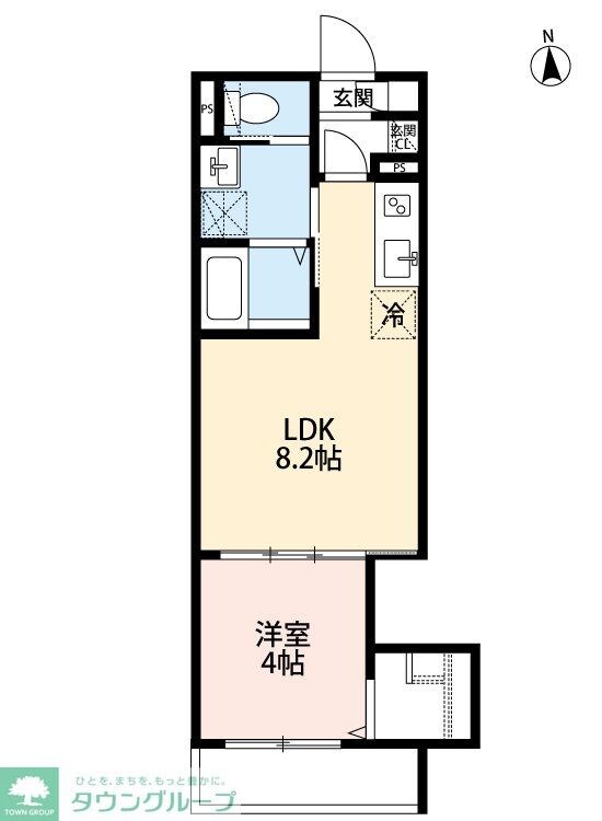 つばめハウス北松戸の物件間取画像