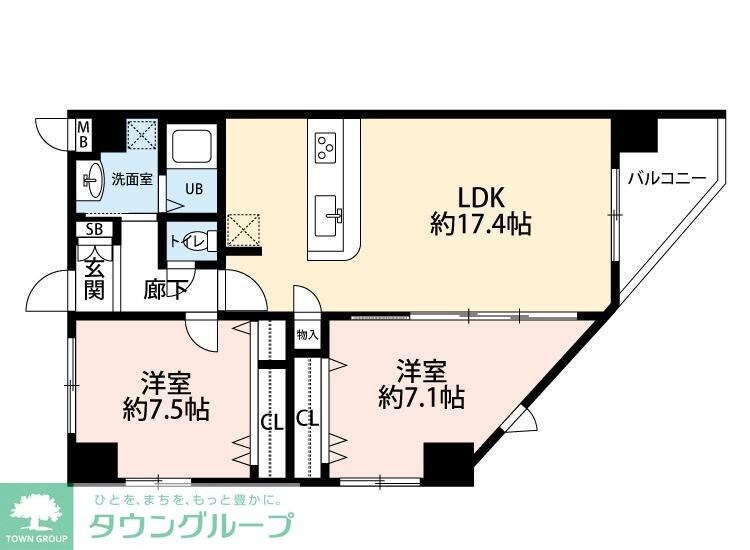 ホビアル・フェンテの物件間取画像
