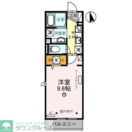 セジュールK(大瀬4)の物件間取画像