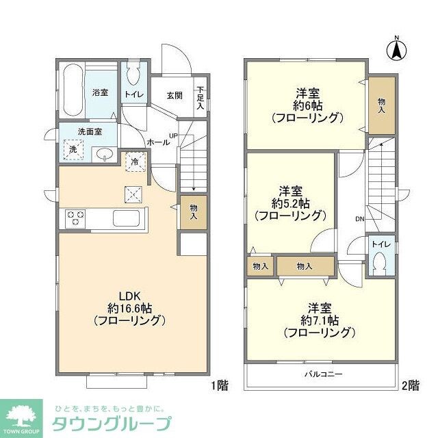 Kolet滝不動#04の物件間取画像
