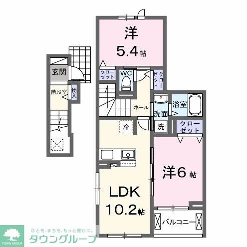 イーストフィールドIの物件間取画像