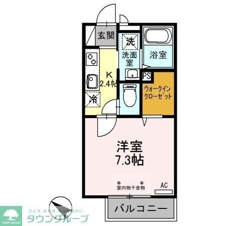 エスポワールの物件間取画像