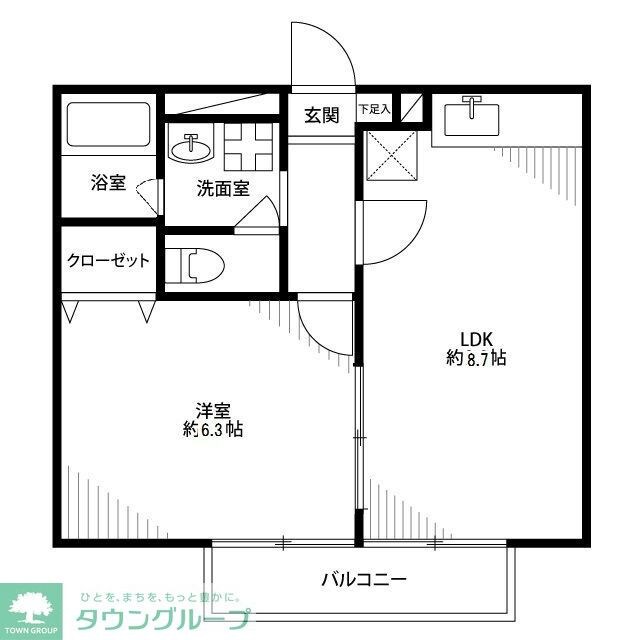 アムール Cageの物件間取画像