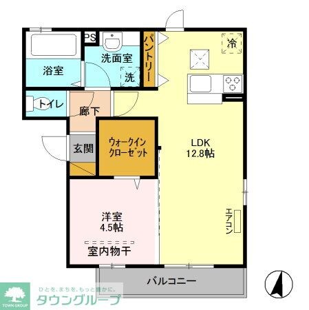 グリーンパークの物件間取画像