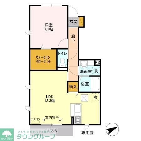 エクセレントヒル II棟の物件間取画像