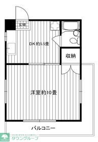 フルール佐伯の物件間取画像