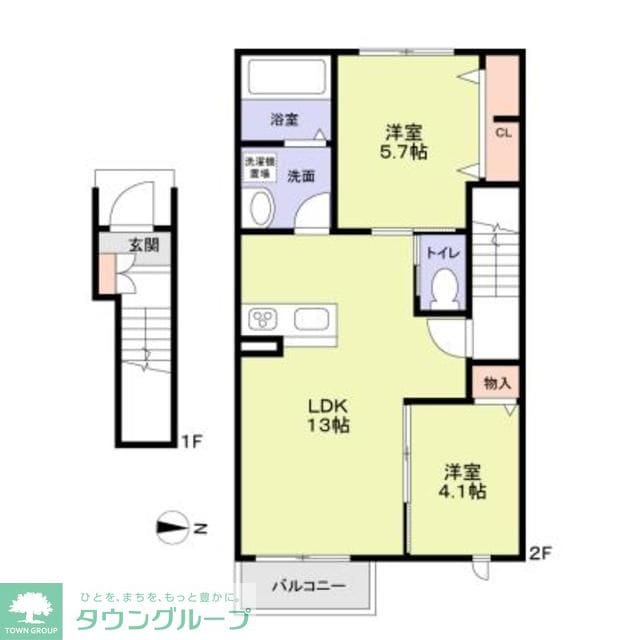 (仮称)我孫子市柴崎台4丁目計画B棟の物件間取画像