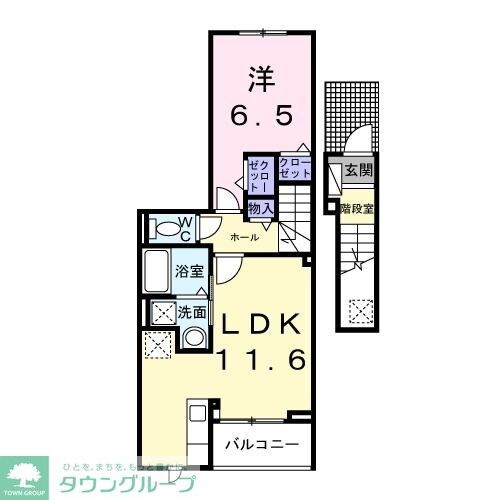 ココ ラ フェリーチェAの物件間取画像