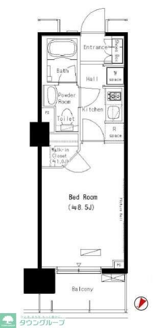 パークアクシス西船橋本郷町の物件間取画像