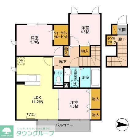 プランドールの物件間取画像