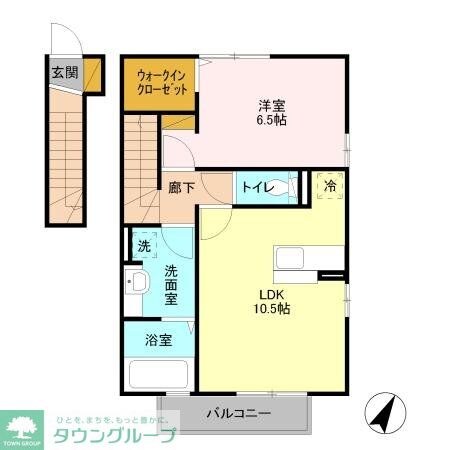 コーポ小野参番館の物件間取画像