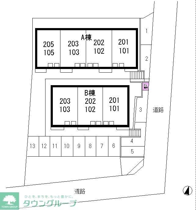 アンサンブル・コートの物件内観写真