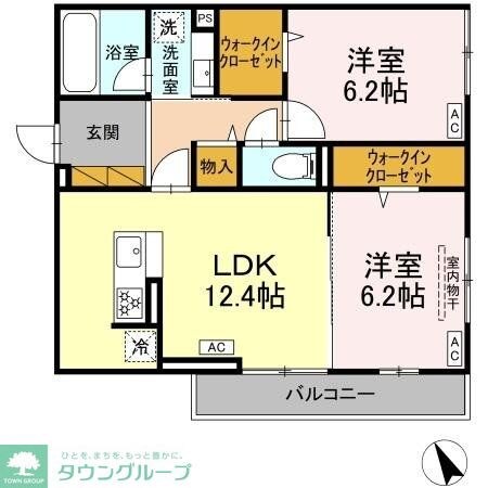 ルミナス日立の物件間取画像