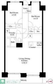 クレセントコートおおたかの森の物件間取画像