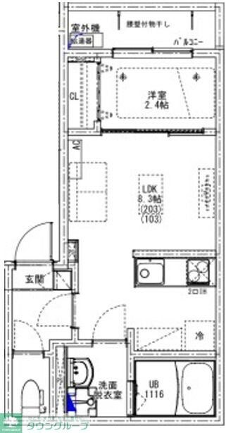 KEIAI RESIDENCE 新柏の物件間取画像