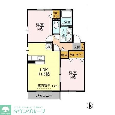 フローラコートの物件間取画像