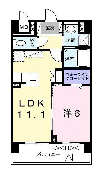 マリーナコートの物件間取画像