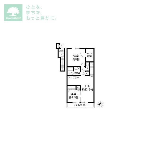 Prendre fの物件間取画像