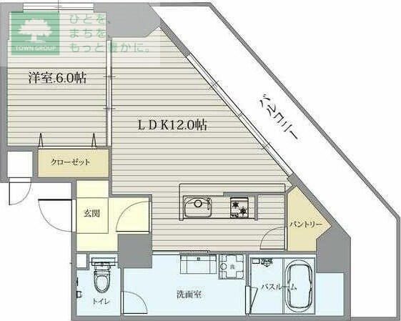 T-ONEビルの物件間取画像
