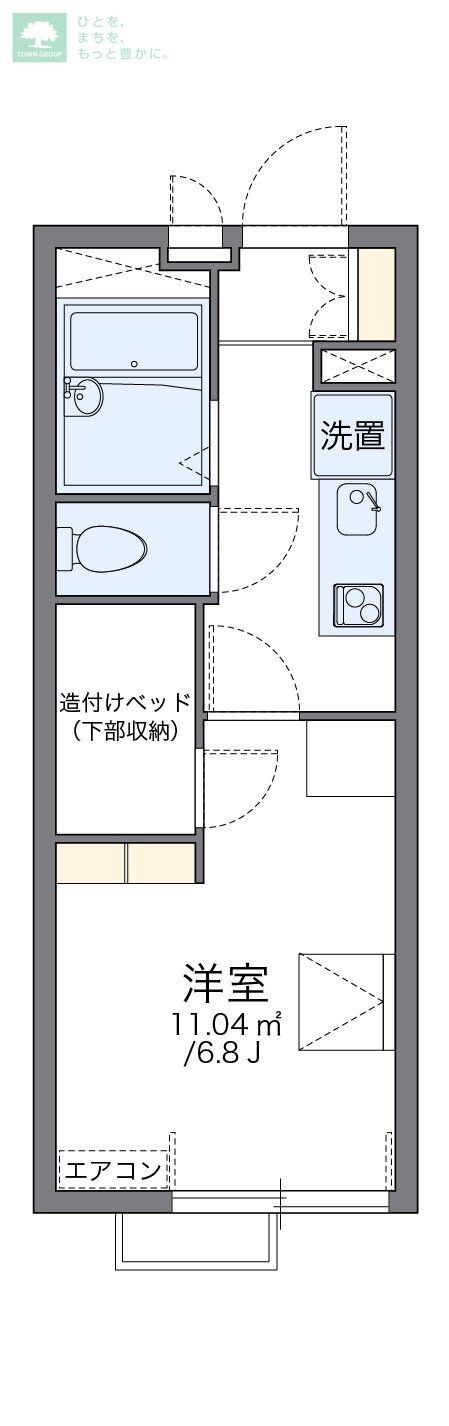 レオパレスCHACOの物件間取画像