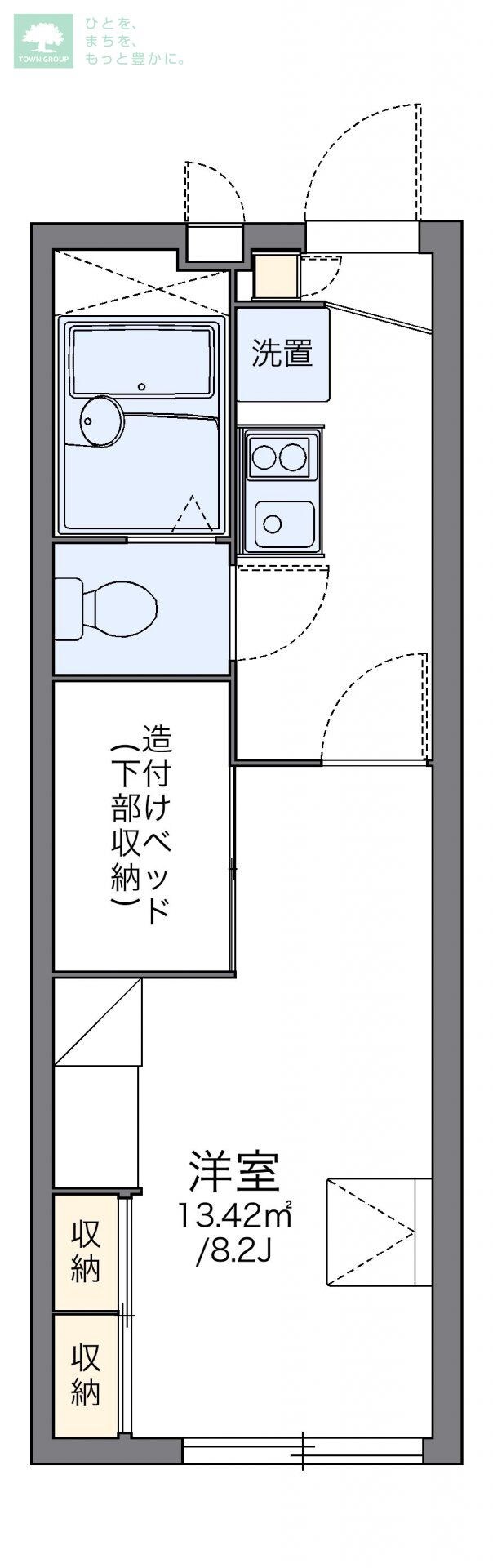 レオパレス平作の物件間取画像