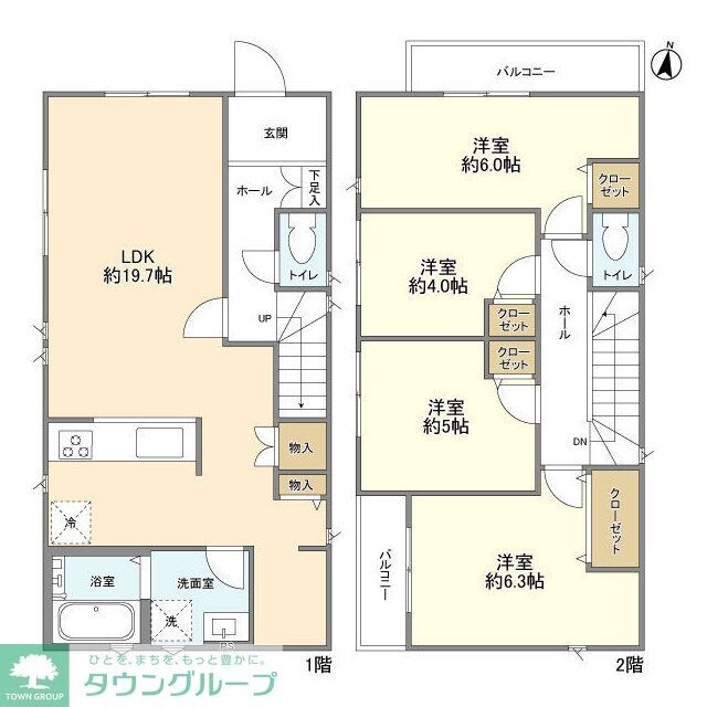 Kolet市川本北方#02の物件間取画像