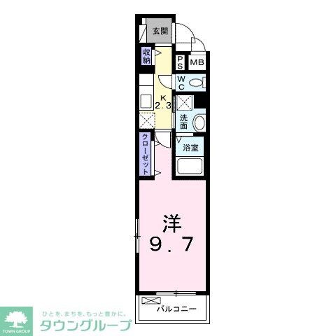 ボヌール・ミウラの物件間取画像