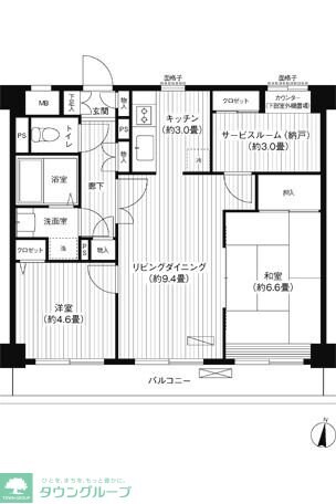 ドミールエムエス(001192_12)の物件間取画像