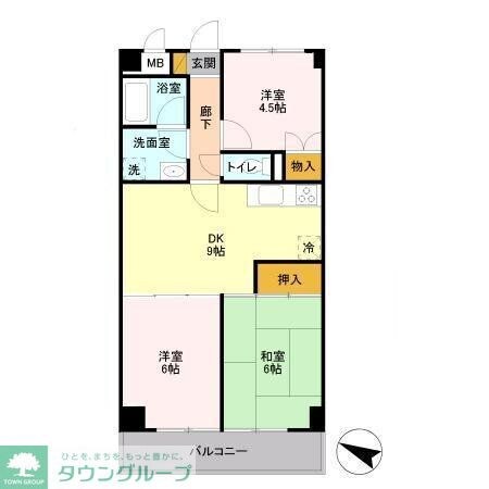 YS習志野台の物件間取画像