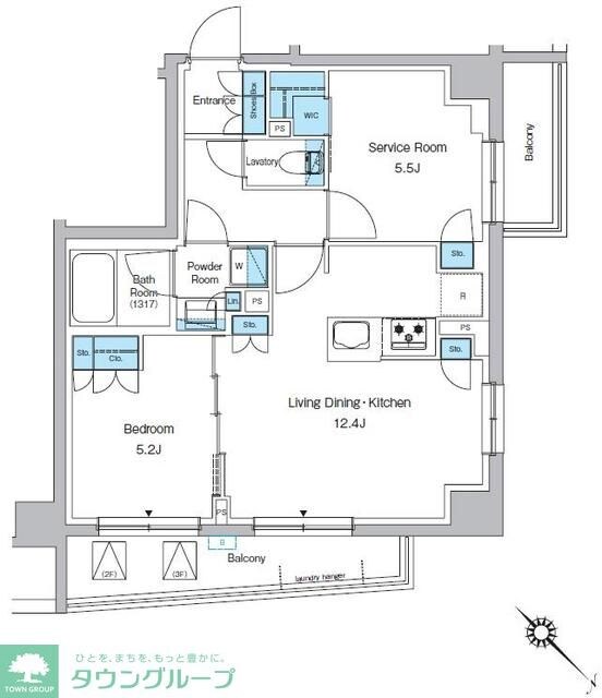 プレディアコート西葛西の物件間取画像