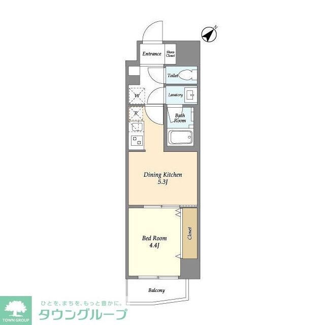 グランカーサ西葛西の物件間取画像