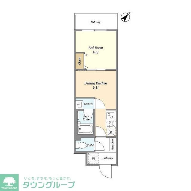 グランカーサ西葛西の物件間取画像