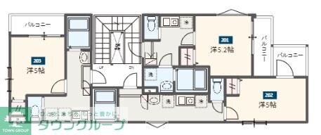 MELDIA江戸川の物件間取画像