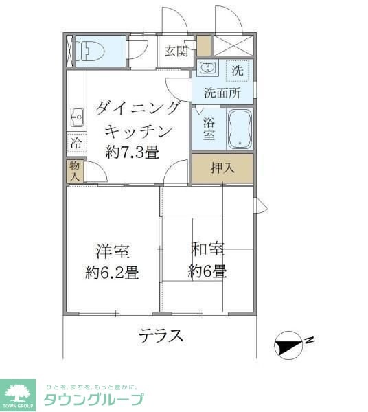 フォルス船橋3の物件間取画像
