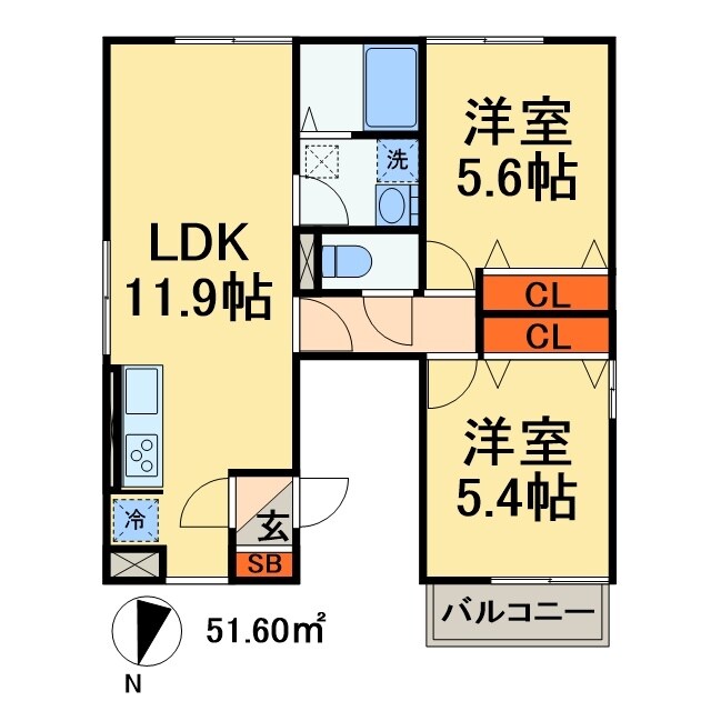 Grants Sogaの物件間取画像