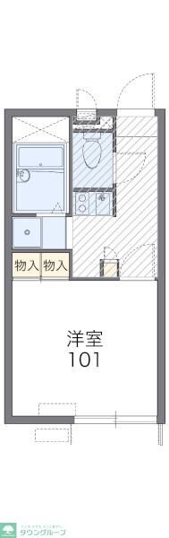 レオパレスフォレスタの物件間取画像