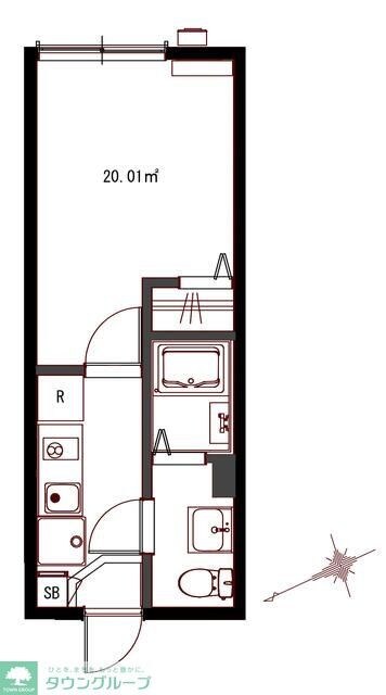 モダンアパートメント津田沼EASTの物件間取画像