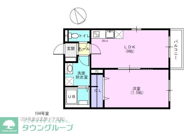 アルプスの物件間取画像