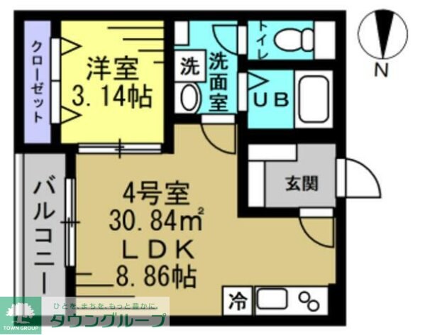 AJ千葉寺003の物件間取画像