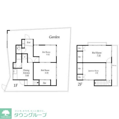 仁戸名町戸建の物件間取画像